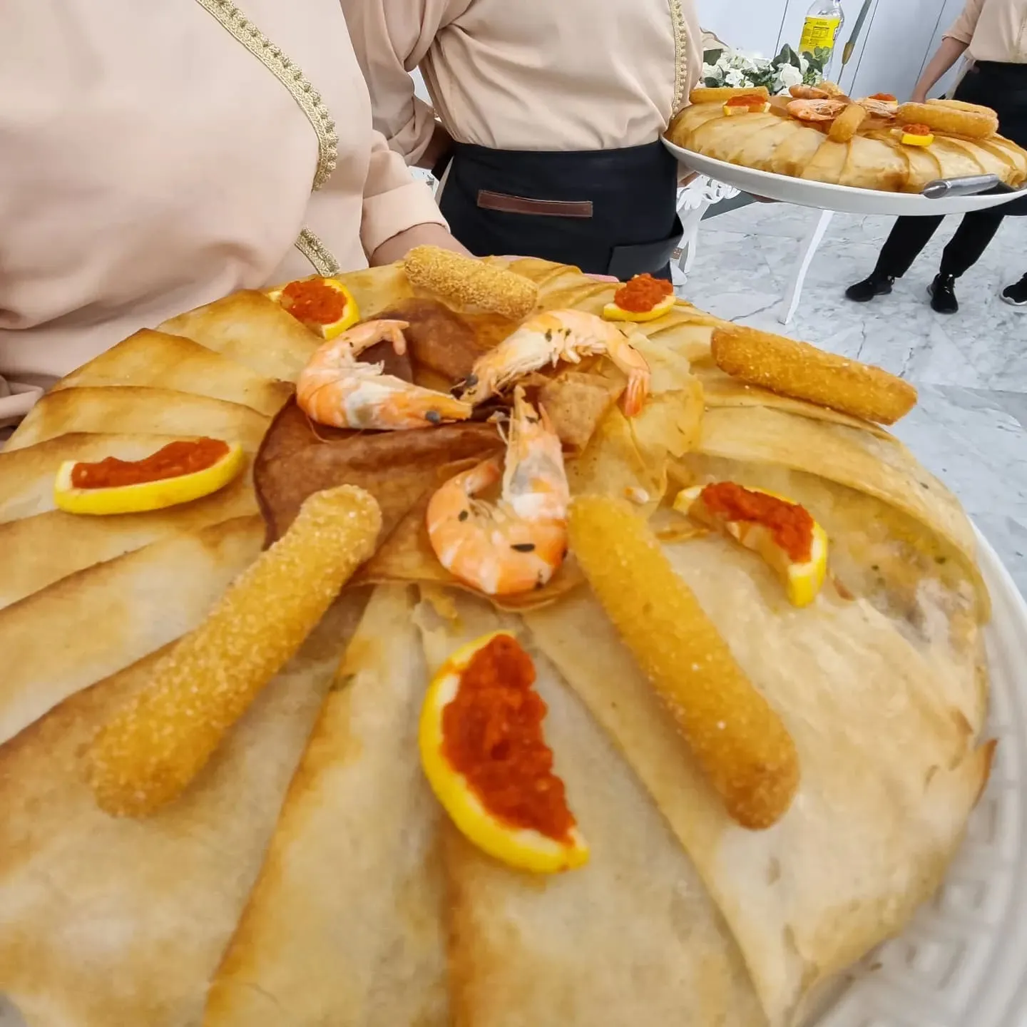 Presentación de gastronomía marroquí en Kasar Ahlam